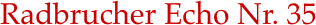 Radbrucher Echo Nr. 35